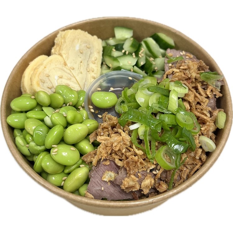 Poke bowl bief (Halal)* 5 plakjes